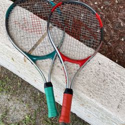 Tennis Rackets (2). Short Handle Junior 21