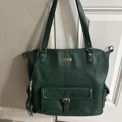 Lily Jade Leather Diaper Bag