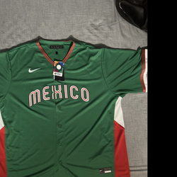 Authentic Nike WBC Mexico Baseball Jersey XXL
