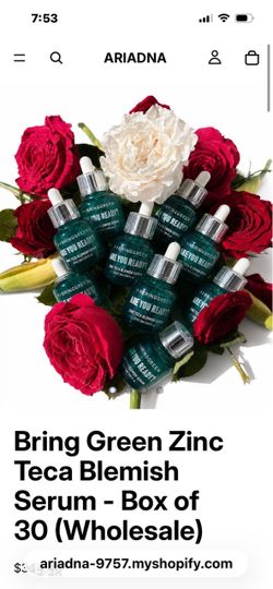 Bring Green Zinc Teca Blemish Serum x30