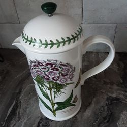 Portmeirion Botanic Garden Sweet  William 24oz. Cafeteria Coffee  Press