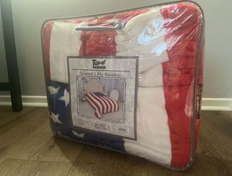 American flag blanket