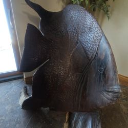 Decorative Carved Wooden Fish