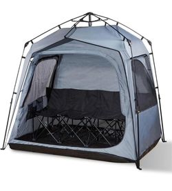 Used FOFANA MultiPod - Pop-Up All-Weather Sports Tent - Multipurpose Pod 270 View Multi-Person - Sports Mom and Dad Essentials