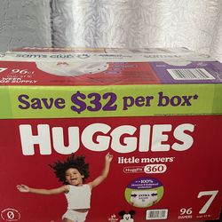 Huggies Little Movers HuggFit 360° Diapers.size7 