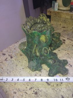 Resin Tree Stump Aquarium Decoration