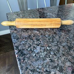 WOODEN ROLLING PIN ROLLER 18”