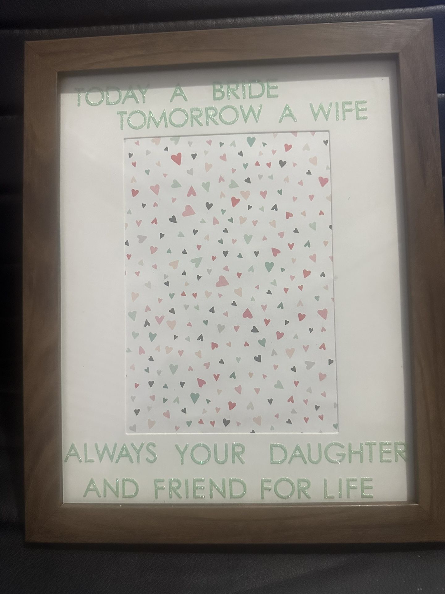 8x10 Frame For Mom On Wedding Day