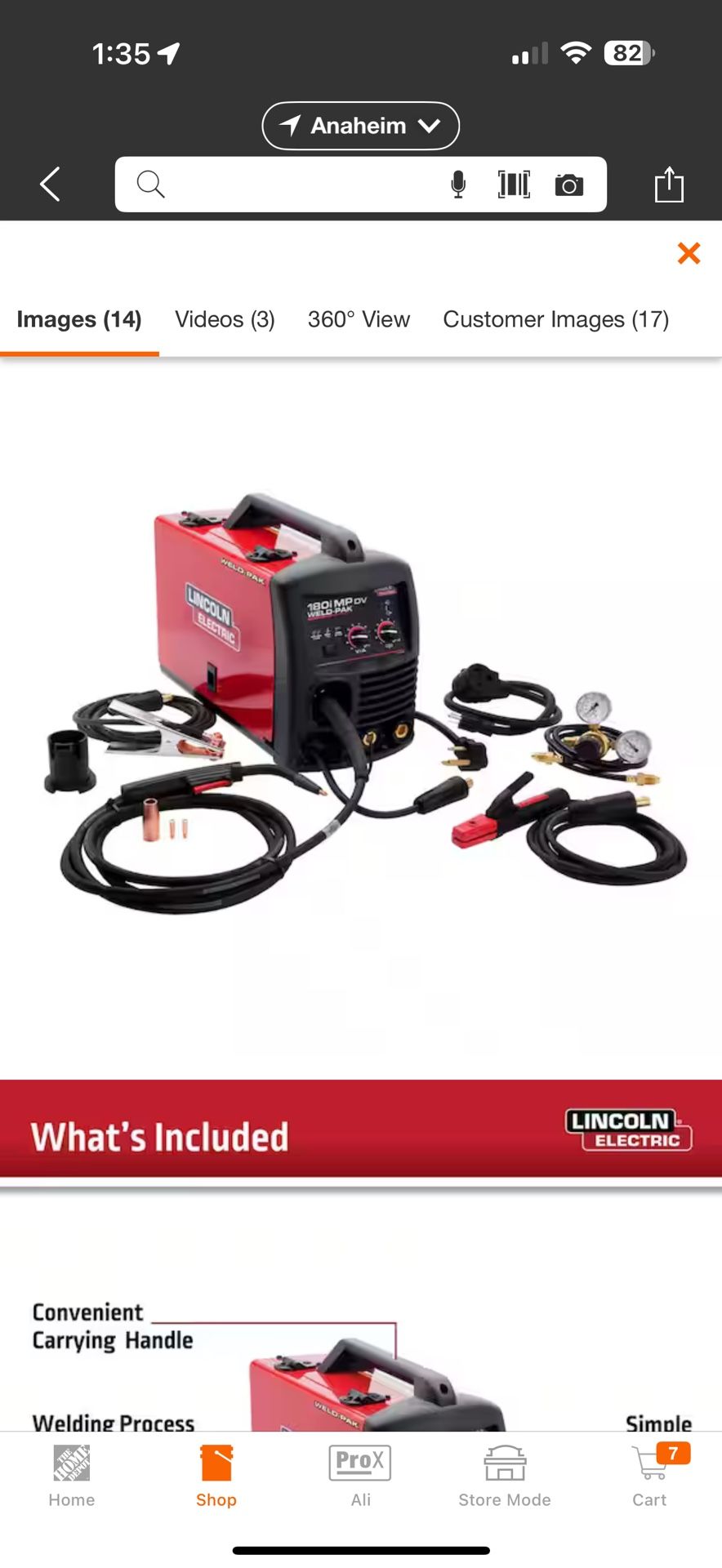 Lincoln Electric 180 Amp Weld-Pak 180i Multi