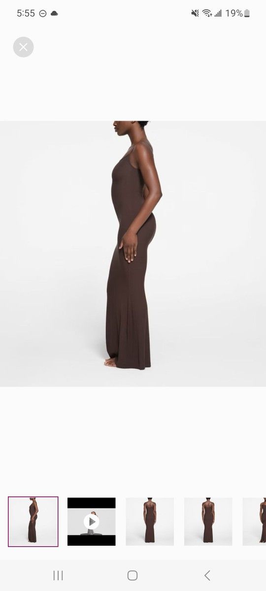 SKIM BROWN DRESS SIZE XL