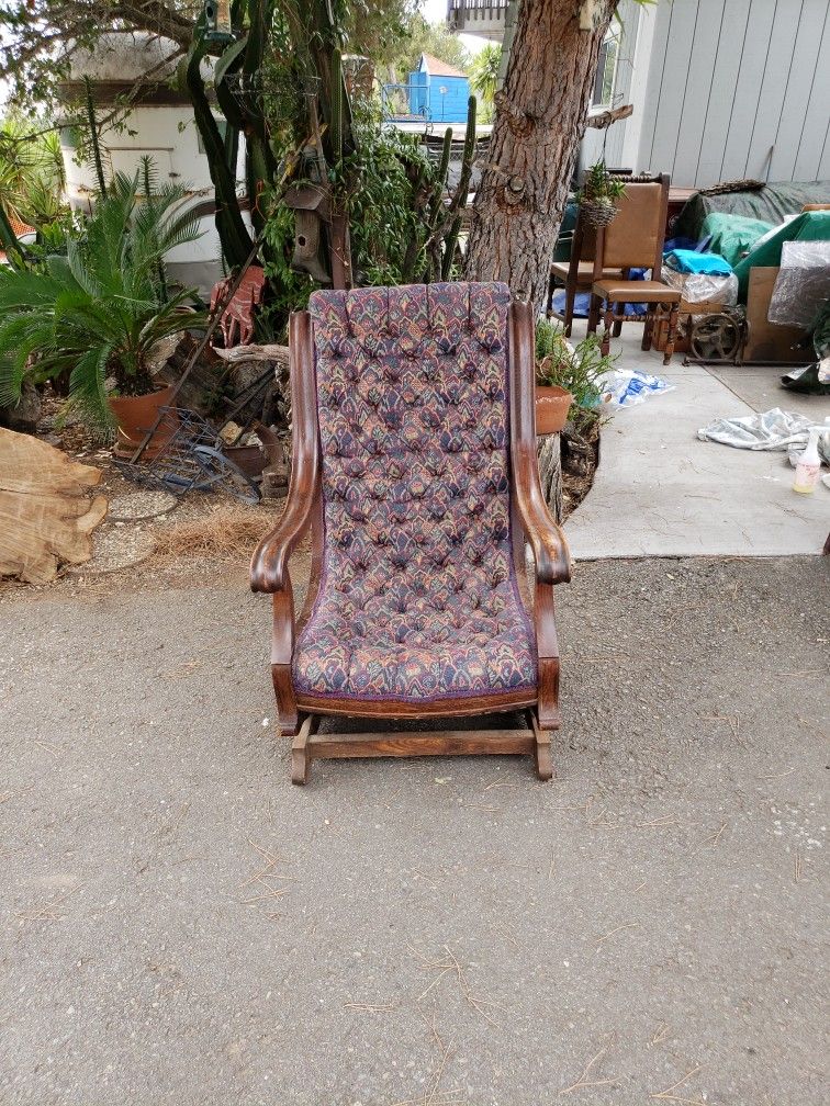 Antique Platform Rocking Chair