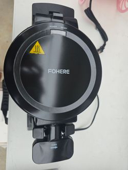 🧇✨ FOHERE Rotating Waffle Maker ✨🧇