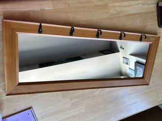 Mirror Coatrack Wall Art Home Decor 