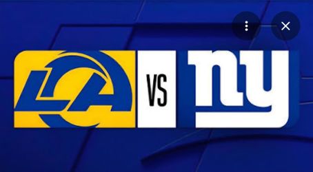 RAMS VS GIANTS