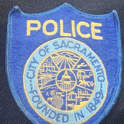 Sacramento California - Police Department - Iron On Shoulder Patch