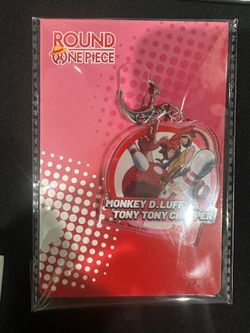 Round One One Piece Luffy/Chopper Keychain