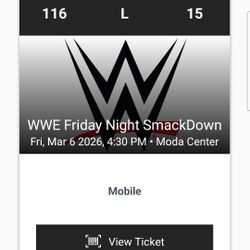 WWE Smackdown Tickets