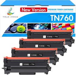 new TN760 TN730 Toner for Brother Printer: Compatible for Brother TN 760 730 TN-730/TN-760 High Yield Black for MFC-L2710DW MFC-L2750DW HL-L2350DW DCP