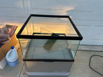 Turtle Tank Aquarium Habitat Glass Fish setup