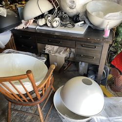 12 Industrial Lighting Fixtures 6 Black 6 White (New)