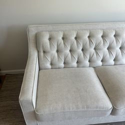 Tufted sofa