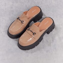 Women’s platform slip on loafers