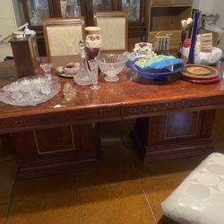 wood dining room table