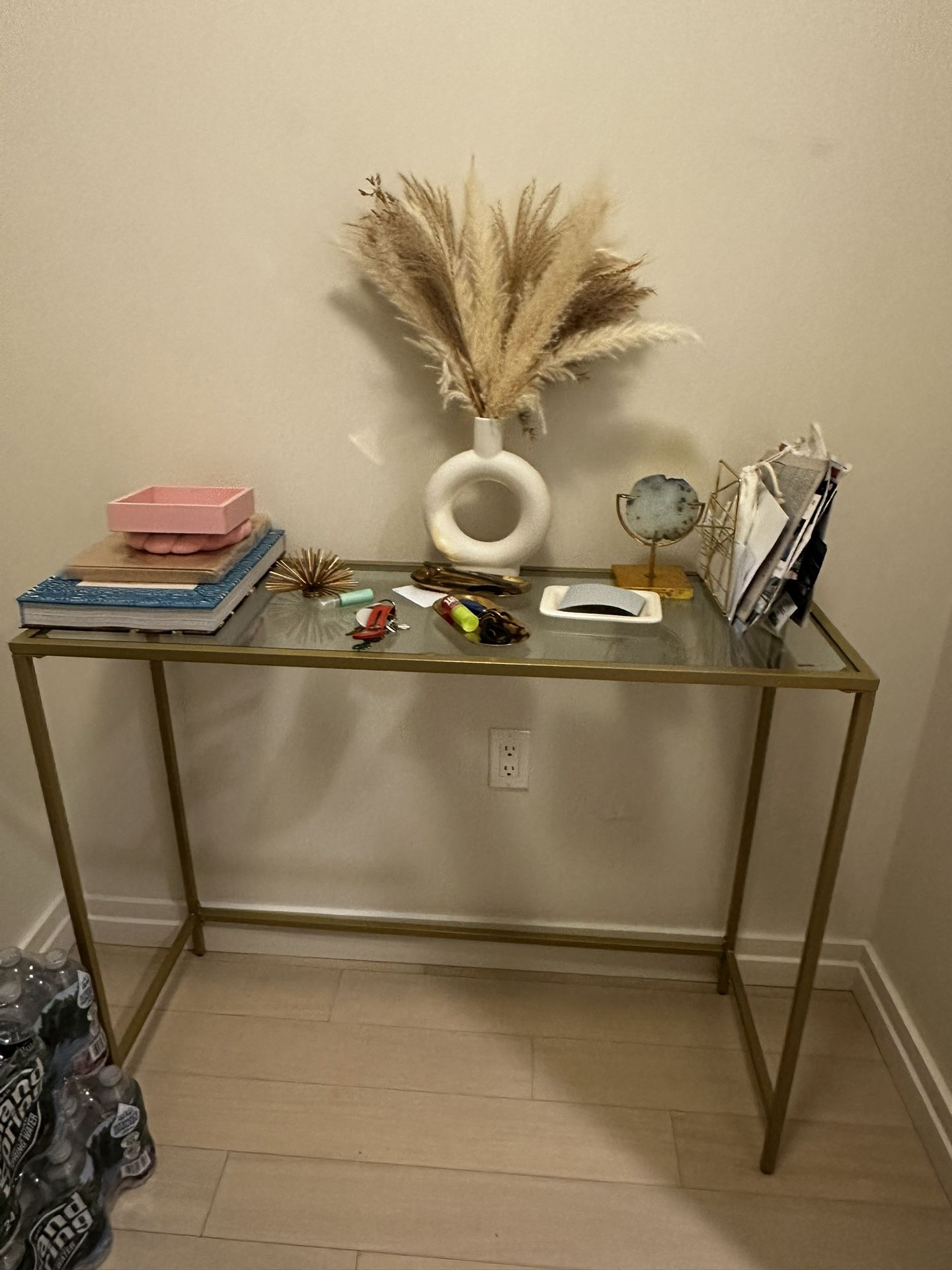 Glass Console - Entryway table