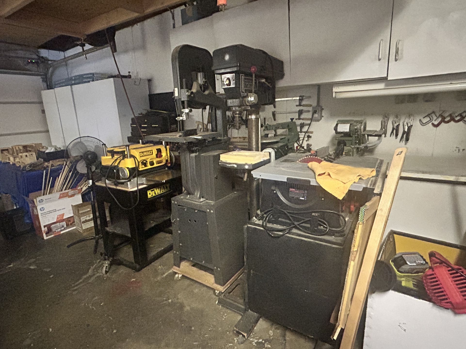 Entire Woodwork Woodshop & Tools