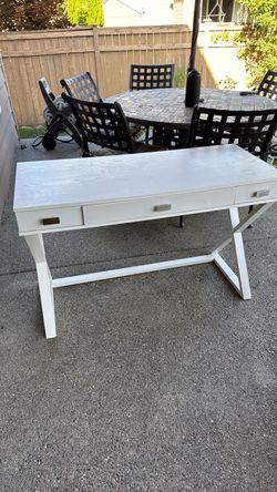 Computer desk and chair
