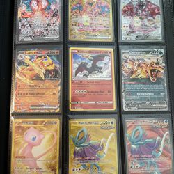Rare / Ultra rare Full art Pokemon Cards NM+