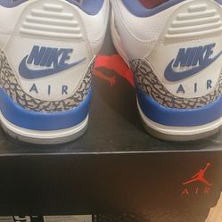 Jordan 3 True Blue Sz 9.5