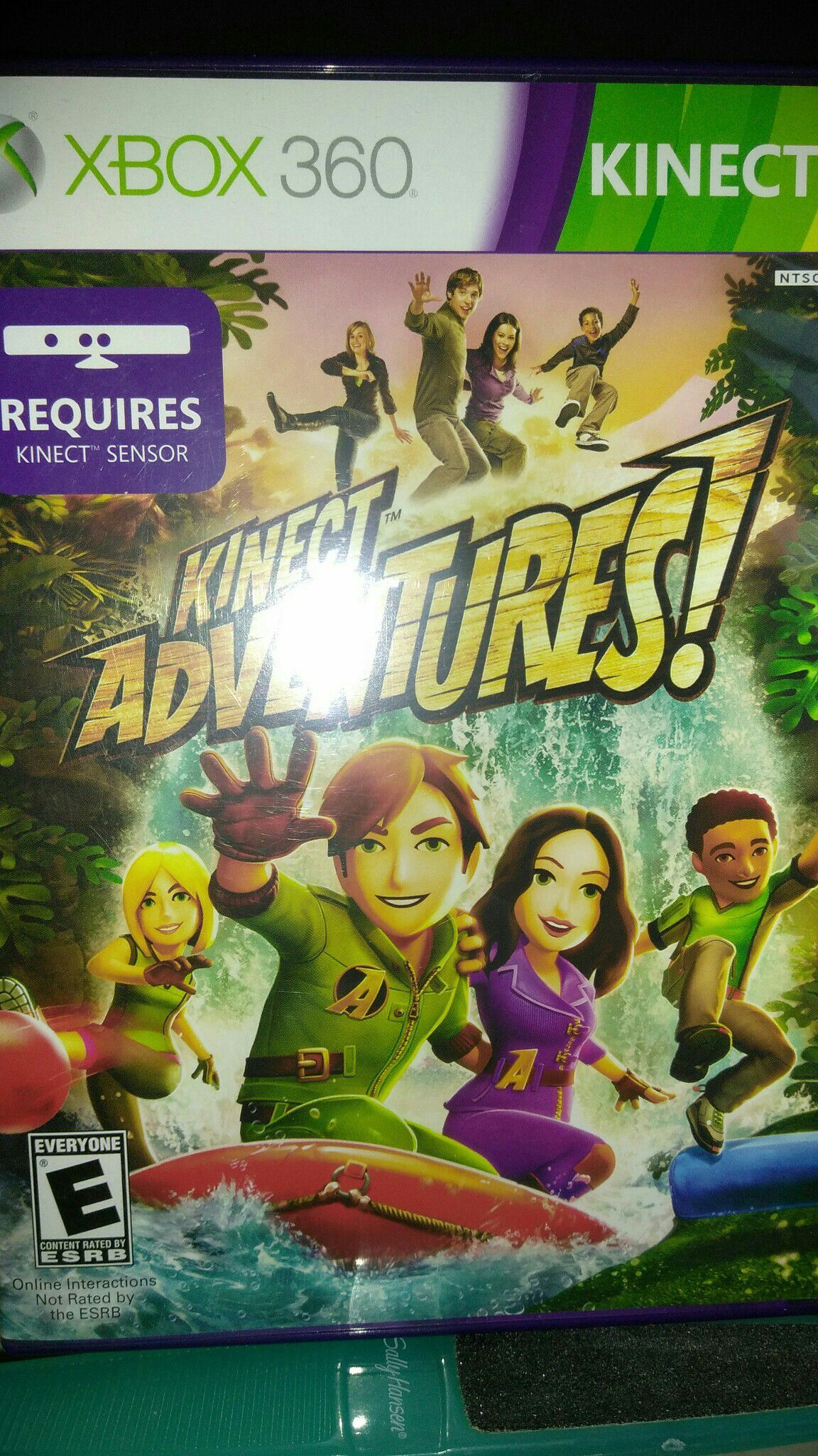 KINECT ADVENTURES GAME FOR XBOX 360, REQUIRES KINECT MOTION SENSOR