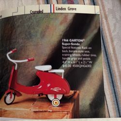 Heavy Diecast Model Of A Garton Scooter  From The Kiddie Classics Collection