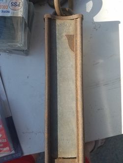 Old hanson hanging scale