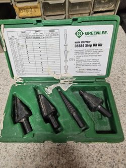 Greenlee Step Bit Kit