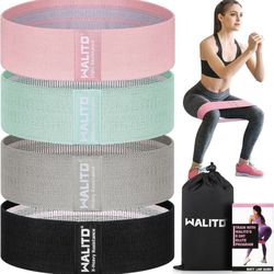 Resistance Bands for Working Out - Booty Bands for Women Men, Fabric Exercise Bands for Legs and Butt, Thigh Bands for Fitness, Gym, Home Workout Equi