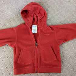 Orange Baby Patagonia Fleece Jacket 