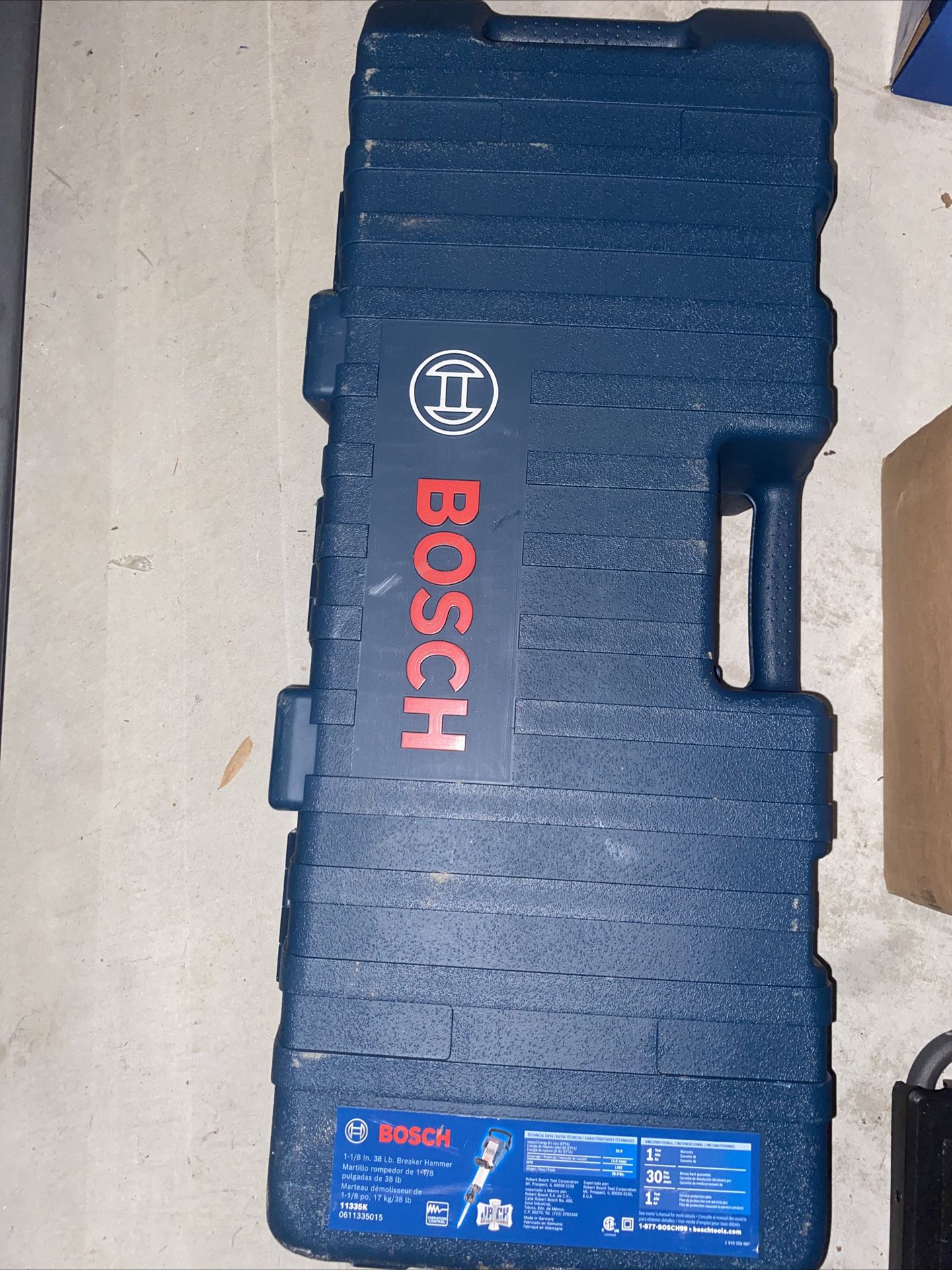 Bosch Breaker Jack Hammer 1-1/8 In 38 Lbs 11335k for Sale in