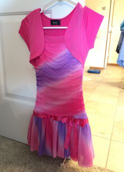 Beautiful Purple and pink tulle dress