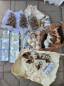 Woodland theme Christmas ornaments