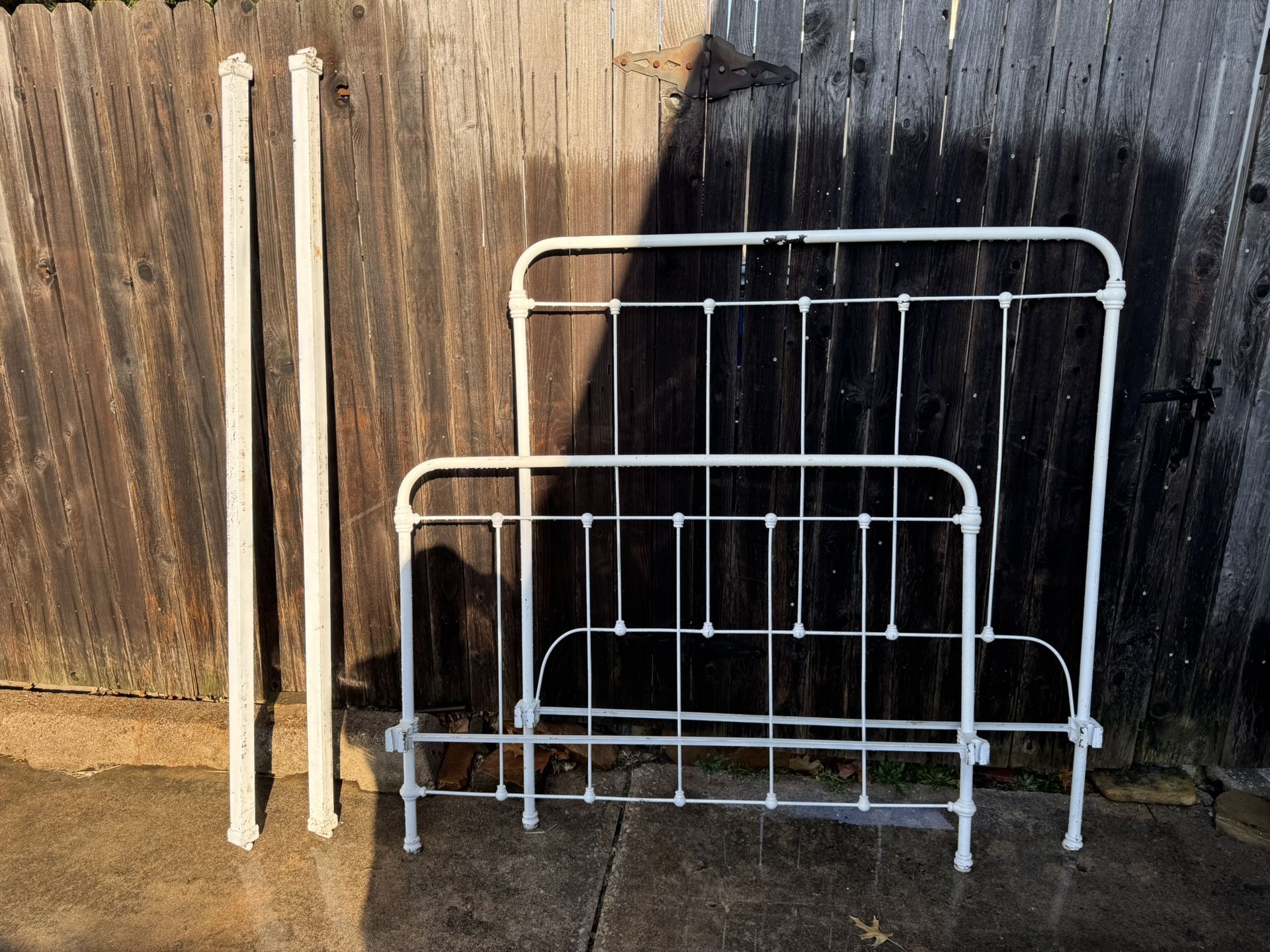 Vintage Full-Size Iron Bed Frame – $175 OBO