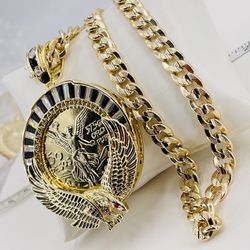 Centenario y cadena oró laminado $14k/Centenario and chain gold plated 14k