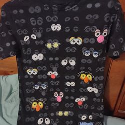 Men's Muppets eyes shirt, Small
