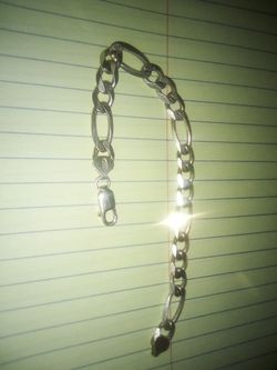 8 Inch 925 Italian Silver Bracelet.