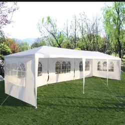 New In Box 10 ft. x 30 ft. White Canopy Heavy-Duty Gazebo