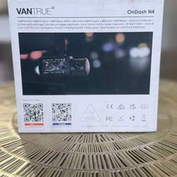 Vantrue OnDash N4 3-Channel Dash Cam – Front/Inside/Rear – 4K/1080P – Complete Set