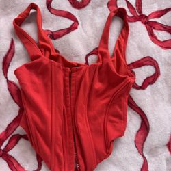 Red corset