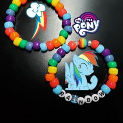 My Little Pony: Rainbow Dash Bracelet Set (Handmade)
