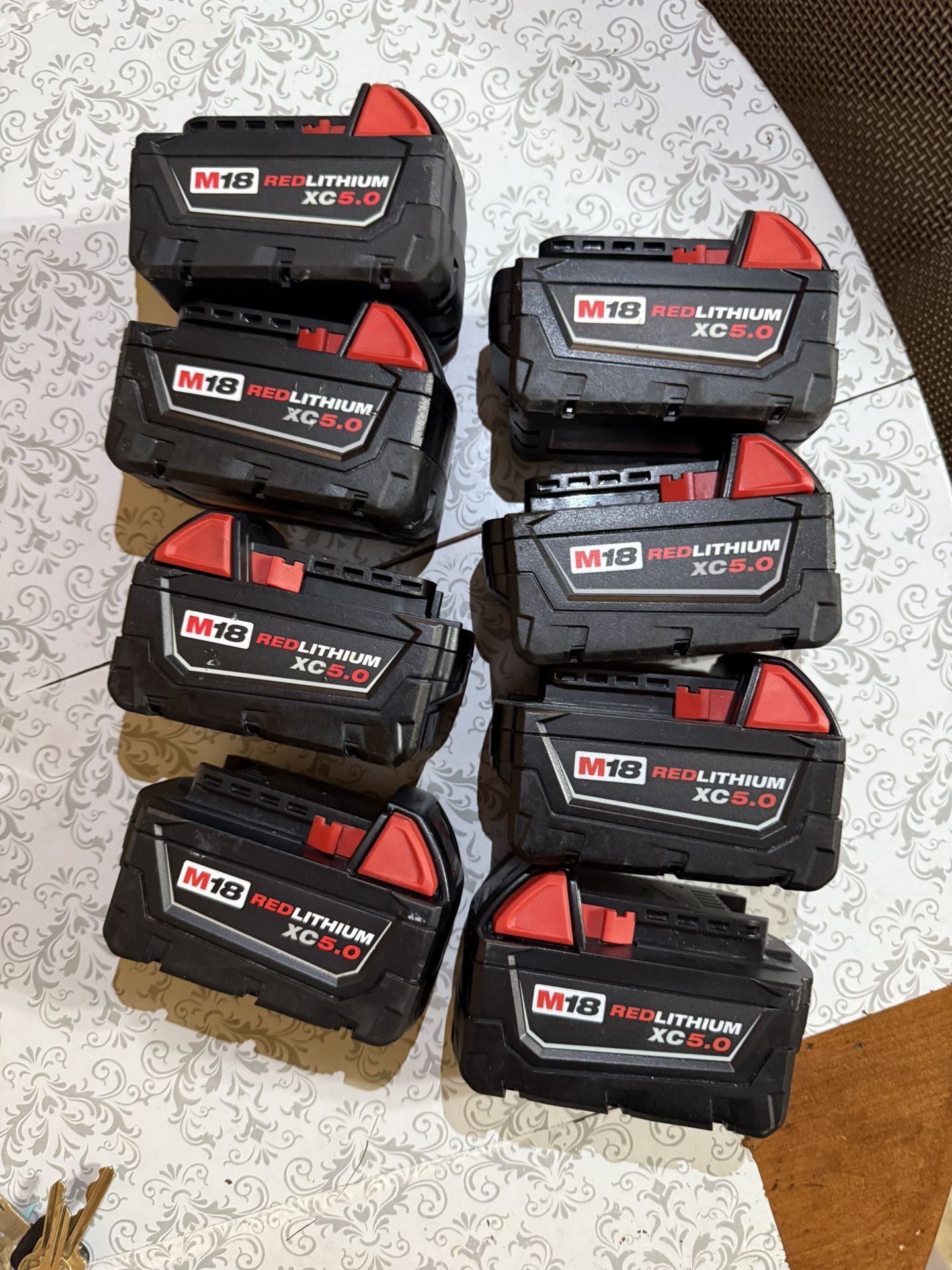 Milwaukee Batteries xc 5.0 New 50 Each